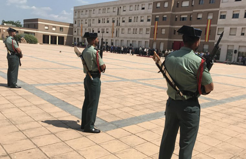 al fons el nou cap de la guardia civil a catalunya durant el seu discurs 5b473fe54d23e
