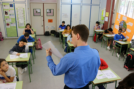 alumnes escola aula mestra mestre professor professora