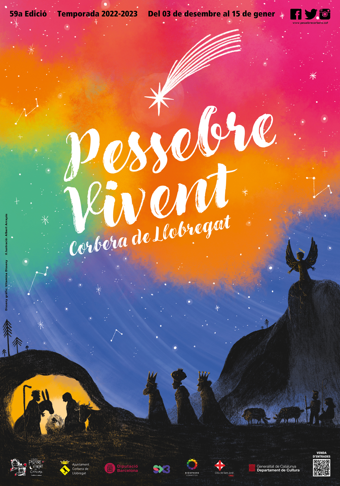 Cartell Pessebre Corbera 22 23 BAIXA