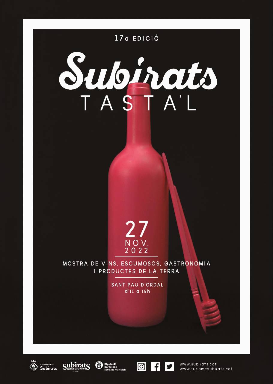 Cartell Subirats Tastal 2022 web