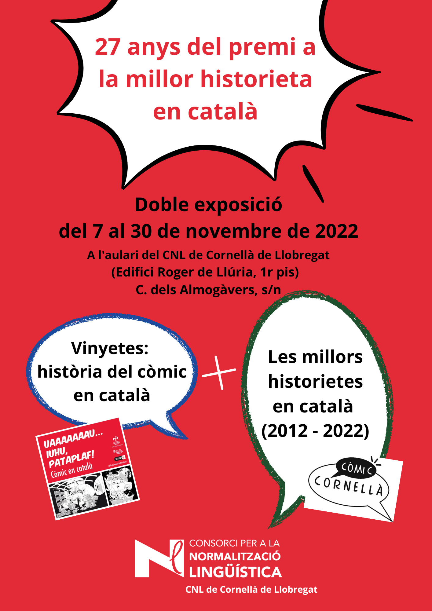 Cartell exposició de còmic