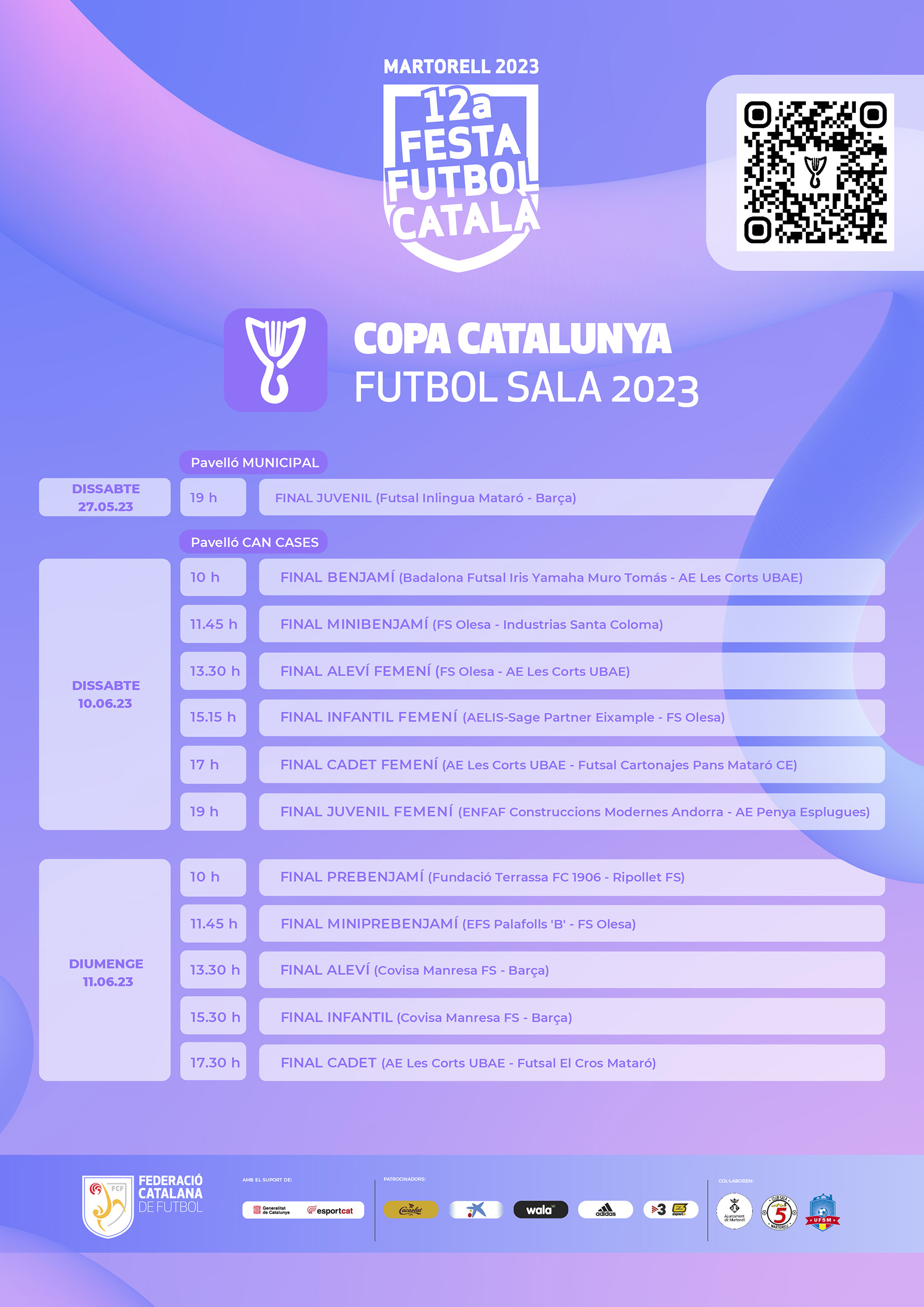 2023 06 01 14 12 12 CalendariCopaCatalunyaFutbolSala2023