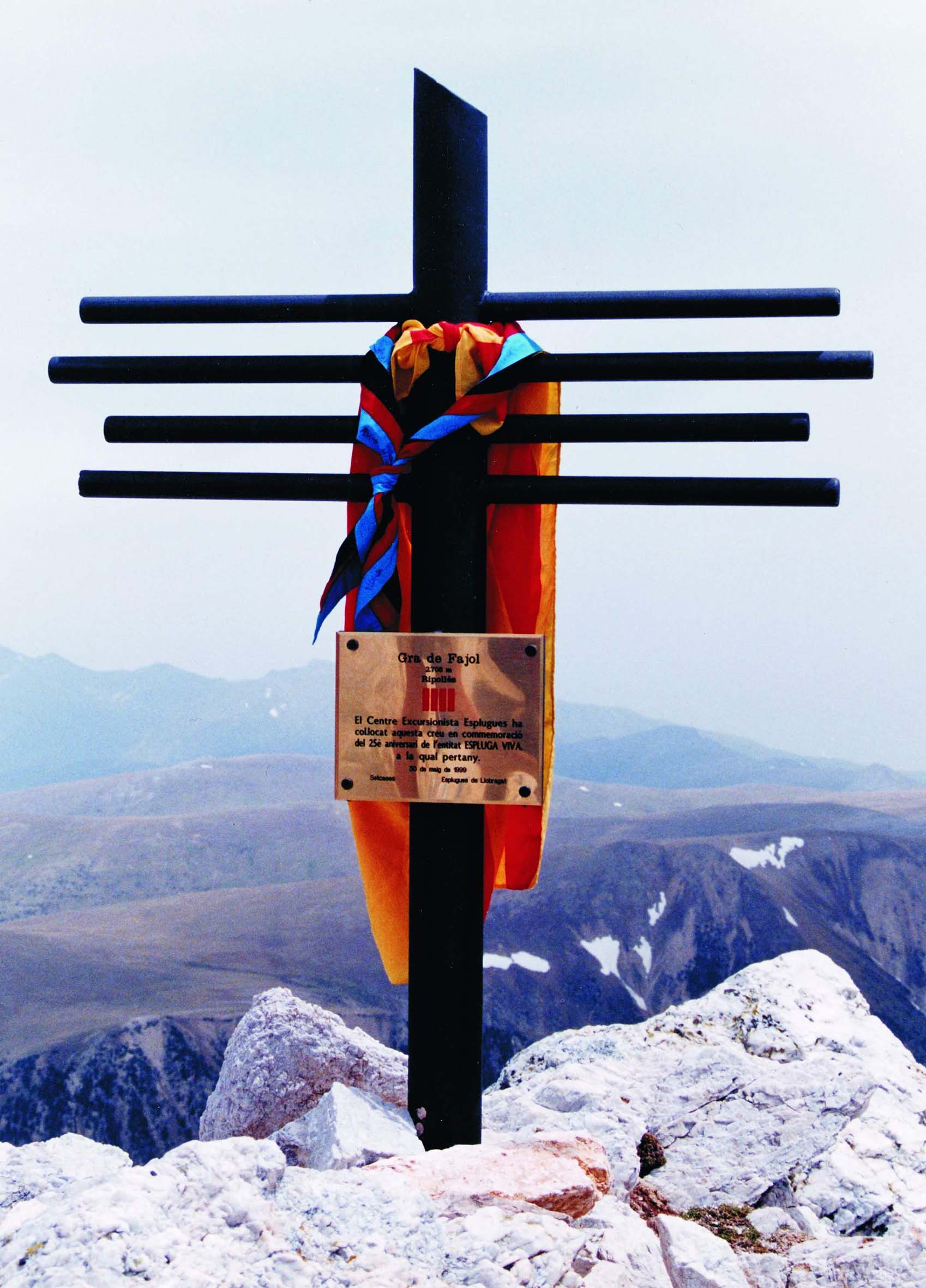 Creu commemoracio 1999 Espluga Viva
