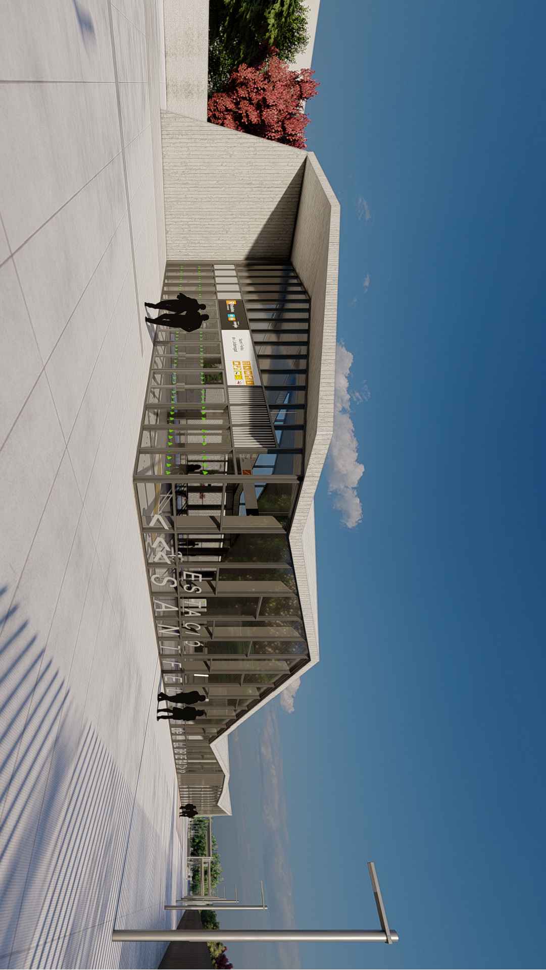 Infografía estación Sant Feliu