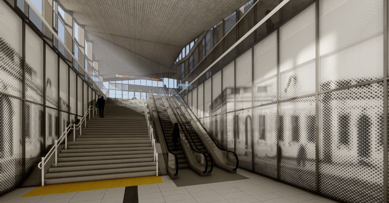 Infografía estación Sant Feliu 3